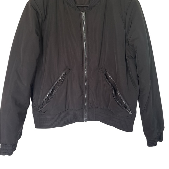 Athleta Northstar Primaloft bomber jacket Black - Picture 1 of 6